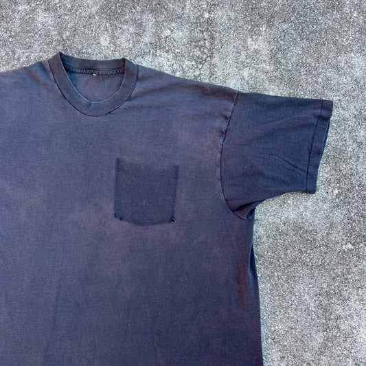 The Perfect Pocketless Faded Black Tee