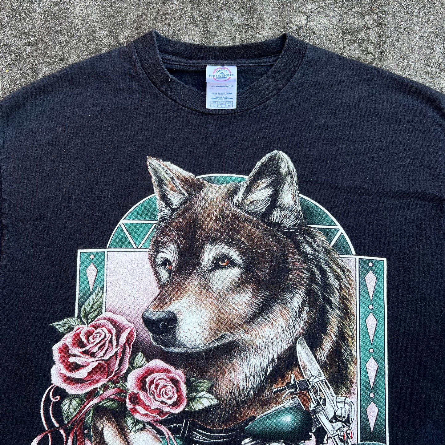 Wolf Motorcycle Tee