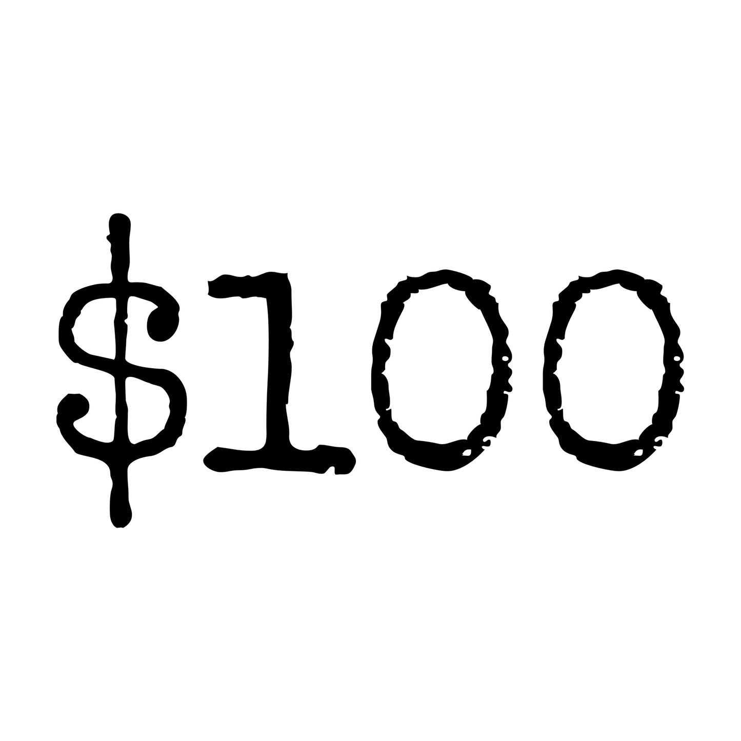 $100