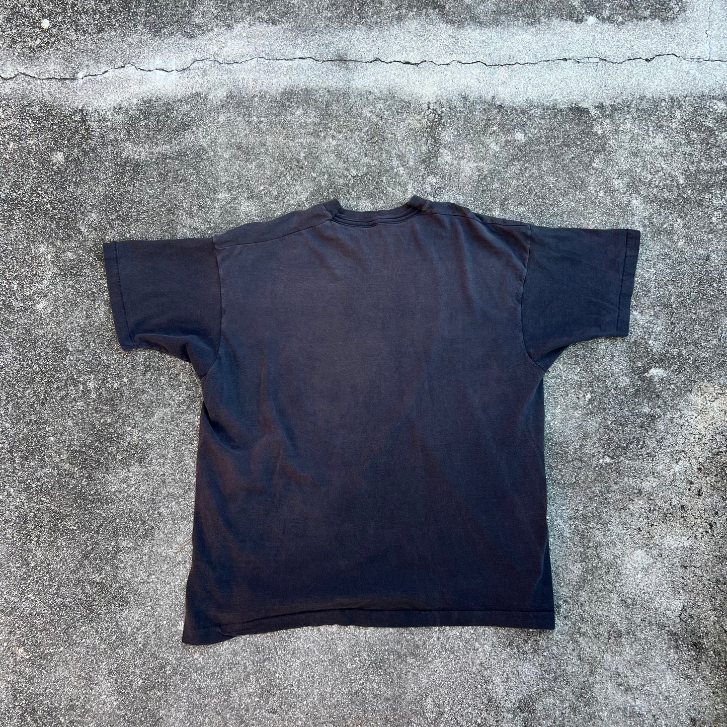 The Perfect Pocketless Faded Black Tee